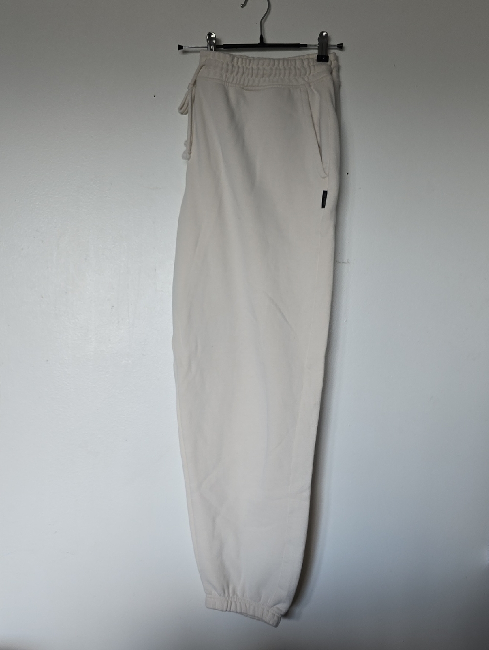 American Eagle Outfitters Off-White/Cream Drawstring Sweatpants
